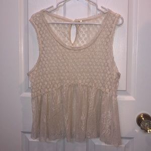 Free People Lace Blouse